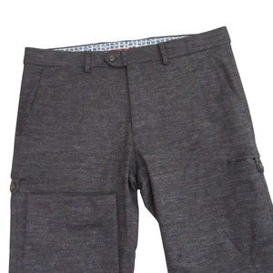 Ballin Mens Performance Pants 36 x 32 Gray Stretch Jersey Knit Innovation